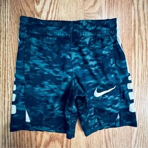 Nike Dri-Fit Blue Camo Athletic Shorts W/Pockets Size XS